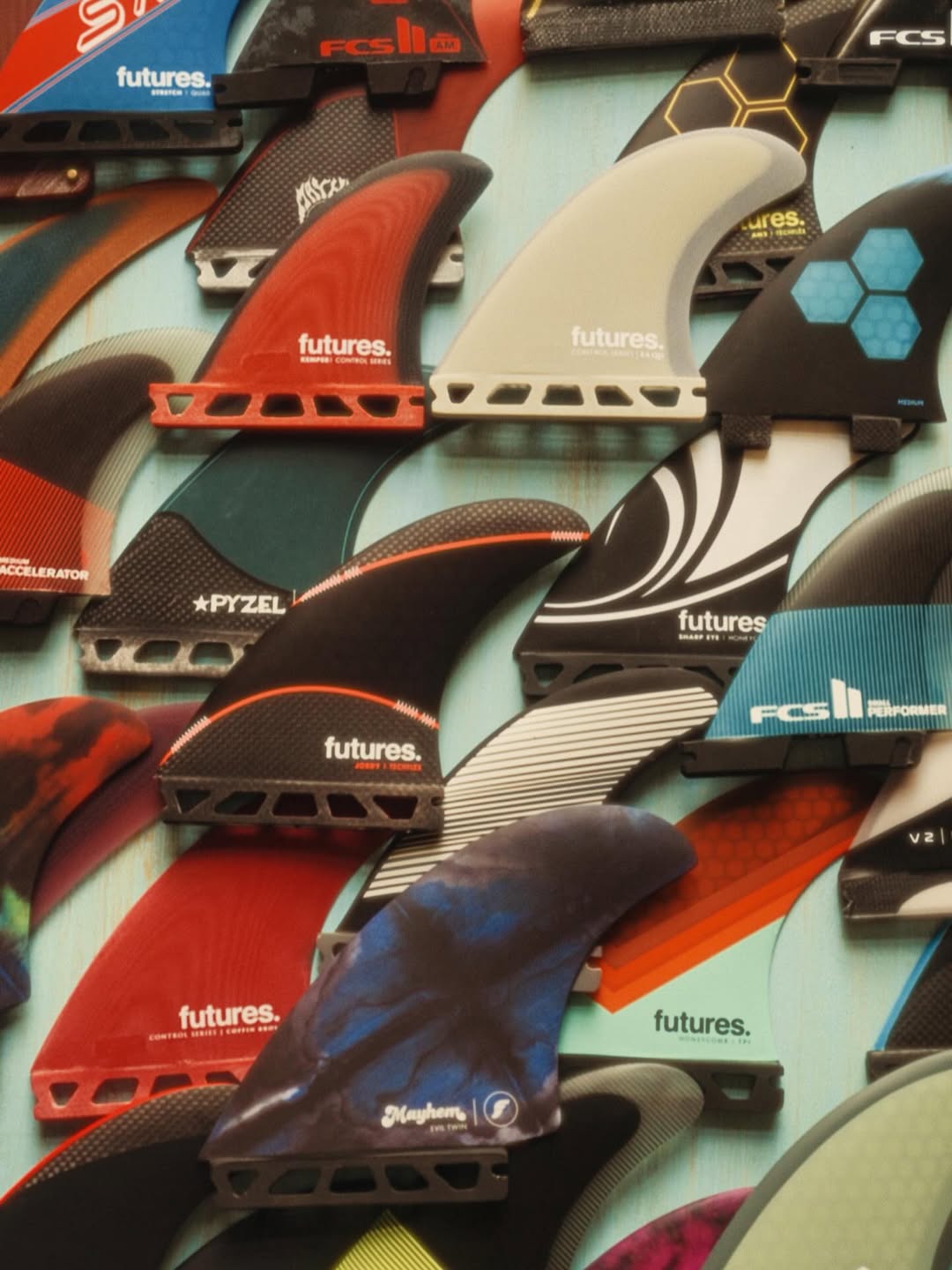 Surf fins at La Katrina